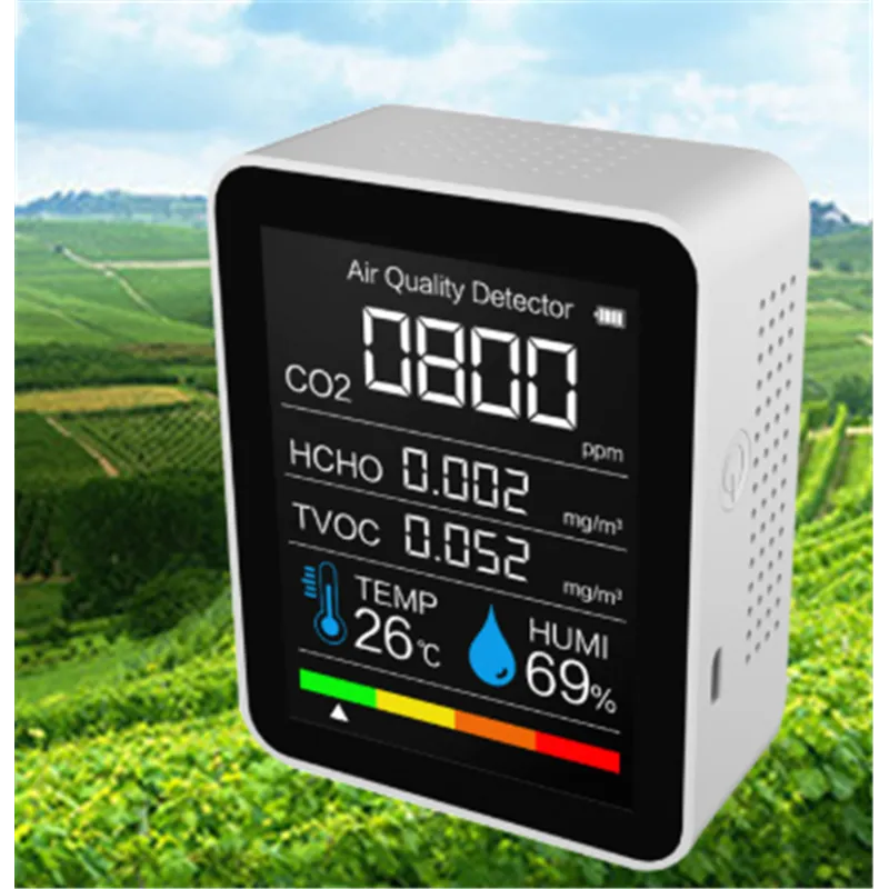 Air Quality Detector – TVOC & Formaldehyde Monitor