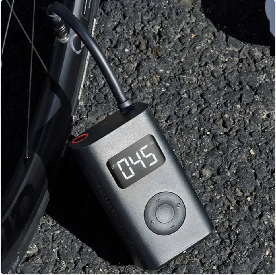 Smart Portable Air Pump – 150 PSI Rechargeable Tire Inflator for Car, Bike & Sports