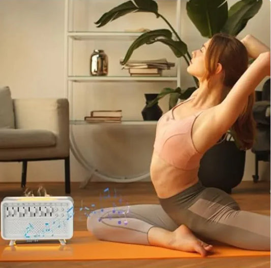 3-in-1 Bluetooth White Noise Sleep Machine with Night Light & Humidifier (Nature Sounds)