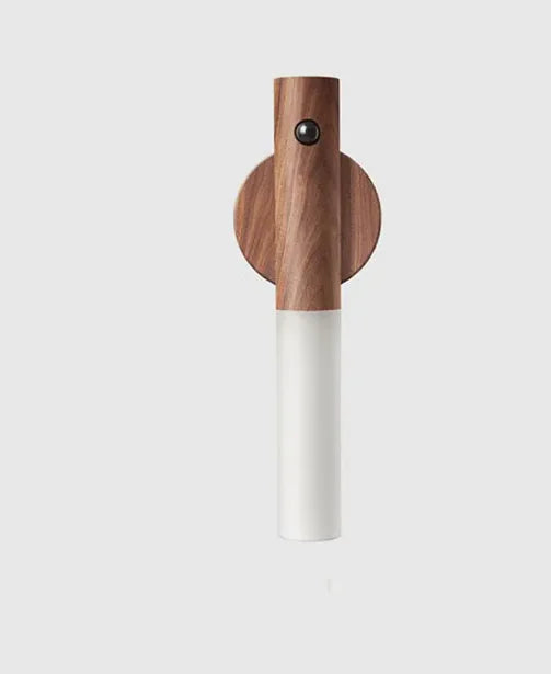 Magnetic Motion Sensor LED Night Light – Wood Accent, Stick-On, Battery Powered (1/2/4 Pack)