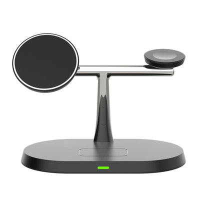 3-in-1 Wireless Charging Dock – Fast Charging Stand for Phone, Watch & Earbuds
