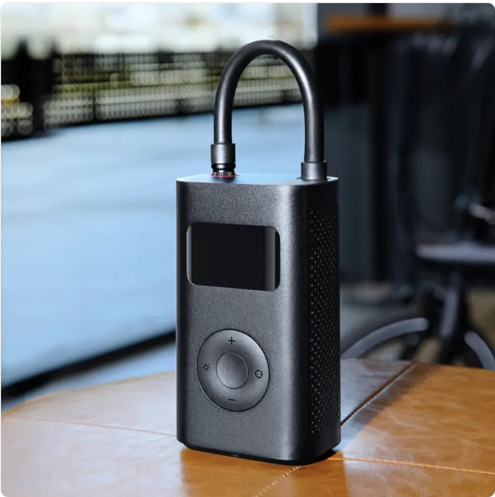 Smart Portable Air Pump – 150 PSI Rechargeable Tire Inflator for Car, Bike & Sports