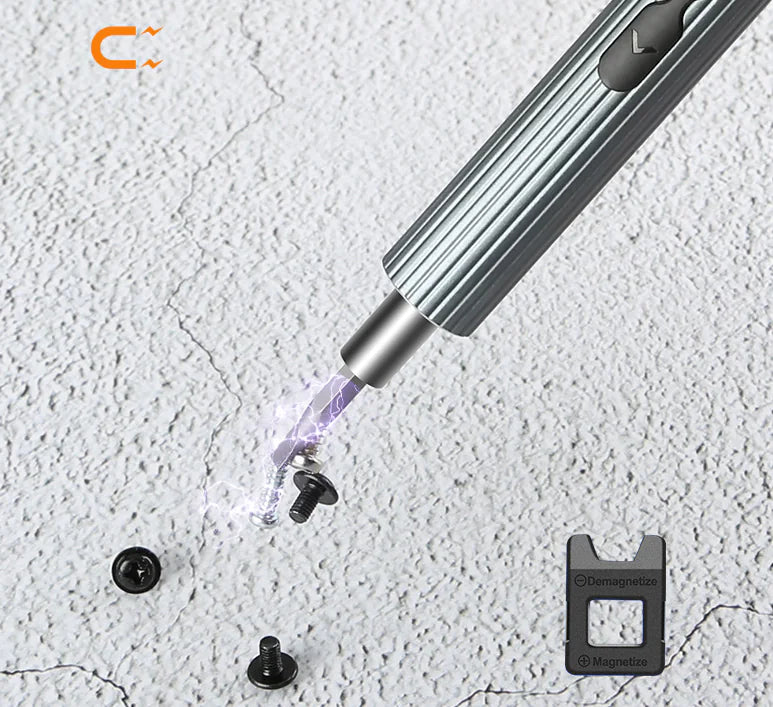 USB-C Electric Precision Screwdriver Set (36-in-1, LED, Magnetic Case)