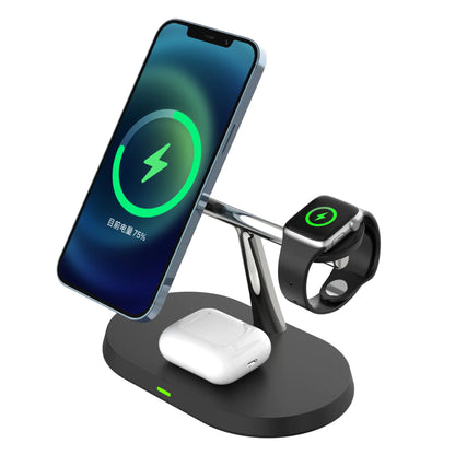 3-in-1 Wireless Charging Dock – Fast Charging Stand for Phone, Watch & Earbuds