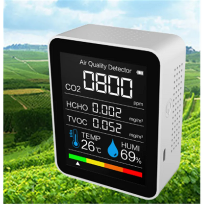 Air Quality Detector – TVOC & Formaldehyde Monitor
