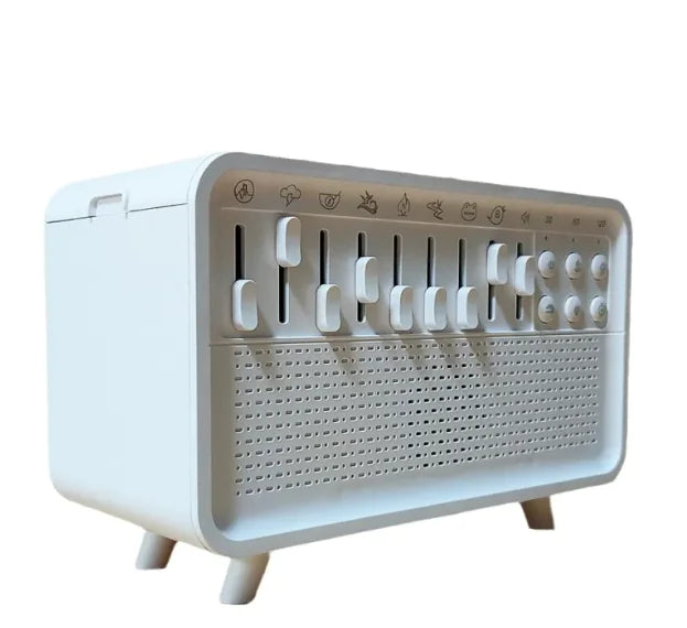 3-in-1 Bluetooth White Noise Sleep Machine with Night Light & Humidifier (Nature Sounds)