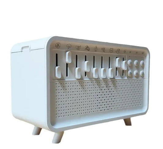 3-in-1 Bluetooth White Noise Sleep Machine with Night Light & Humidifier (Nature Sounds)