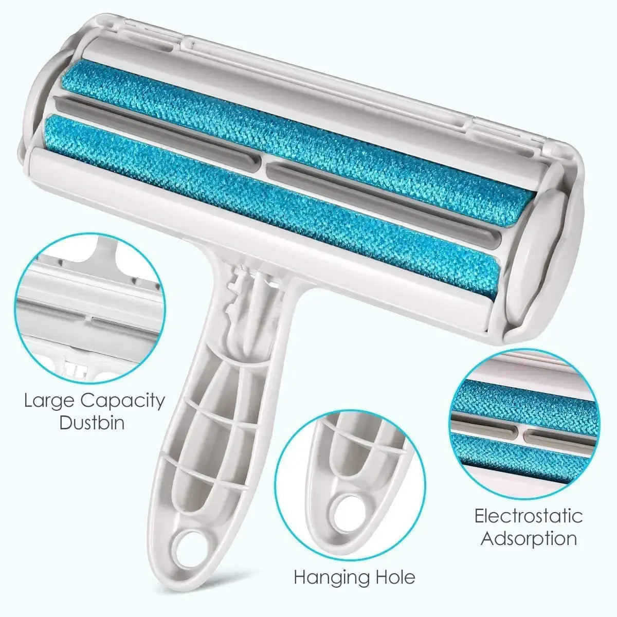 Pet Hair Remover Roller – Reusable Fur & Lint Cleaner for Furniture, Clothes & Carpets
